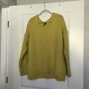 Top shop yellow sweater